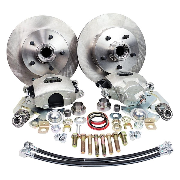 Master Power Brakes DB1705B 5.5 in. Bolt Circle Legend Series Front Disc Brake Kit for 1959-1964 Pontiac Catalina; Bonneville & Grand Prix DB1705B - main
